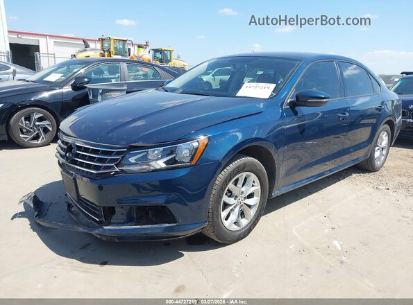 1VWAA7A30JC029529 2018 VOLKSWAGEN PASSAT Blue Front left