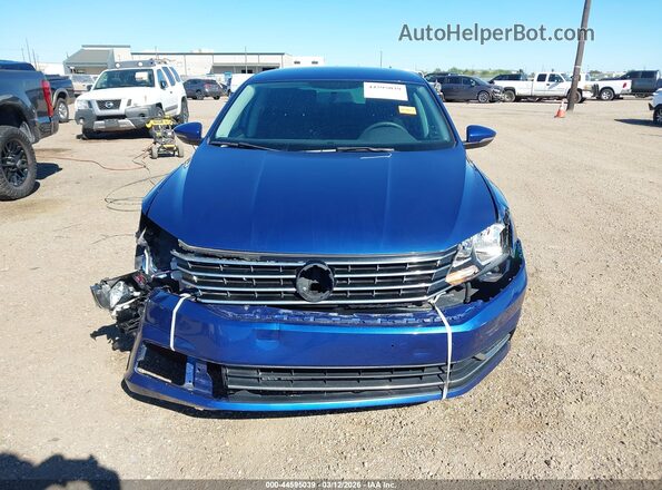 1VWAS7A37GC019425 2016 VOLKSWAGEN PASSAT Blue Вид задньої частини салону