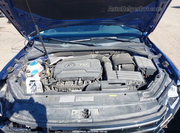 1VWAS7A37GC019425 2016 VOLKSWAGEN PASSAT Blue Вид ззаду
