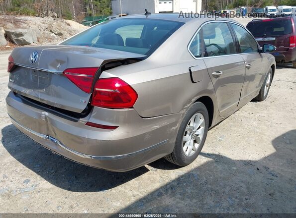 1VWAT7A35GC021249 2016 VOLKSWAGEN PASSAT Gold 