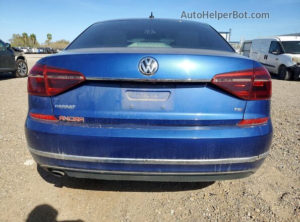 1VWAT7A35HC067696 2017 VOLKSWAGEN PASSAT Blue Widok z tyłu