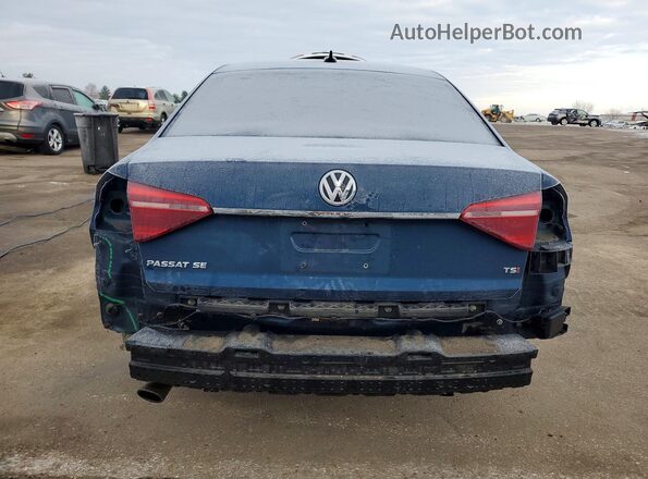 1VWBA7A30JC009530 2018 VOLKSWAGEN PASSAT Blue უკანა ხედი