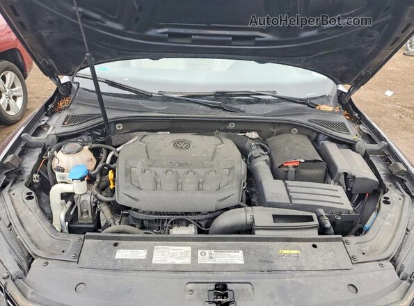 1VWBA7A3XJC008143 2018 VOLKSWAGEN PASSAT Черный Вид задней части салона