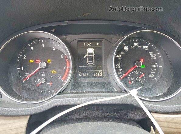 1VWBA7A3XJC008143 2018 VOLKSWAGEN PASSAT Черный Вид щитка приборов