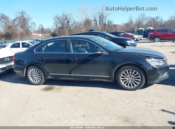 1VWBT7A37GC009656 2016 VOLKSWAGEN PASSAT Черный Вид задней части салона