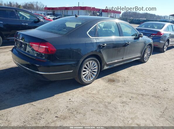 1VWBT7A37GC009656 2016 VOLKSWAGEN PASSAT Черный Задняя правая четверть