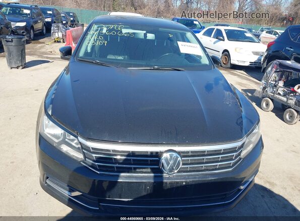 1VWBT7A37GC009656 2016 VOLKSWAGEN PASSAT Черный Вид спереди