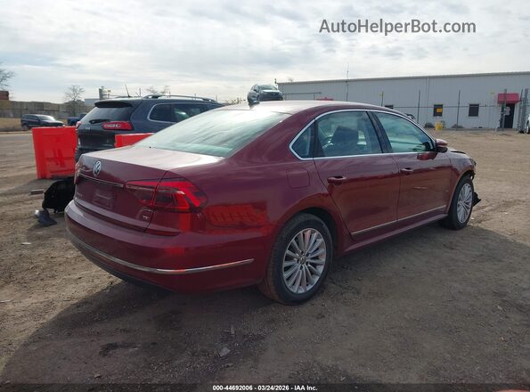 1VWBT7A39HC026279 2017 VOLKSWAGEN PASSAT Red Tył prawy