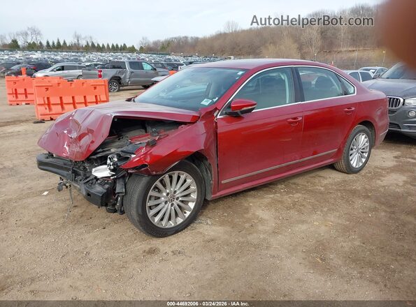 1VWBT7A39HC026279 2017 VOLKSWAGEN PASSAT Red Przód lewy