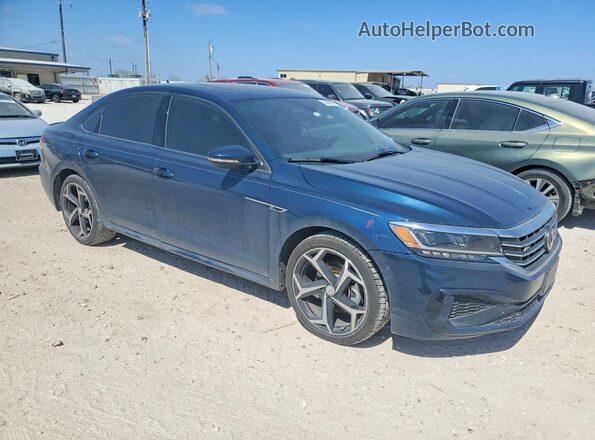 1VWMA7A32MC006559 2021 VOLKSWAGEN PASSAT Blue Front right