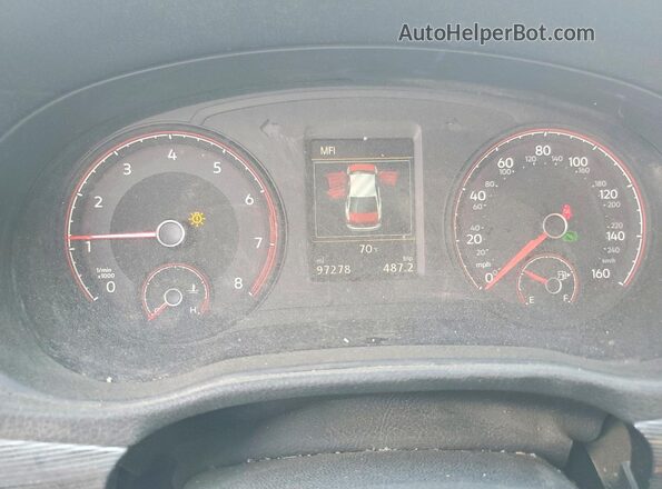 1VWMA7A32MC006559 2021 VOLKSWAGEN PASSAT Blue Instrument cluster view