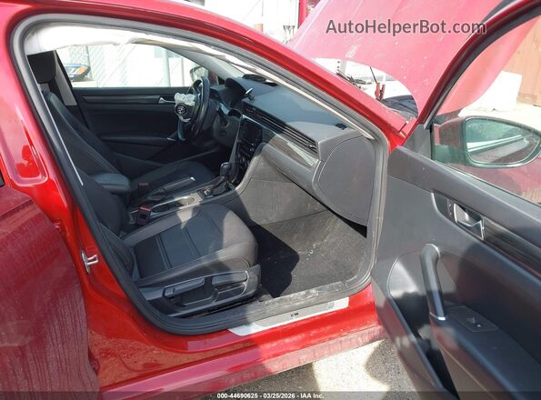 1VWMA7A34LC023720 2020 VOLKSWAGEN PASSAT Red წინა სალონის ხედი