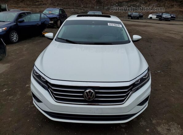 1VWSA7A35MC010595 2021 VOLKSWAGEN PASSAT White Вид спереду