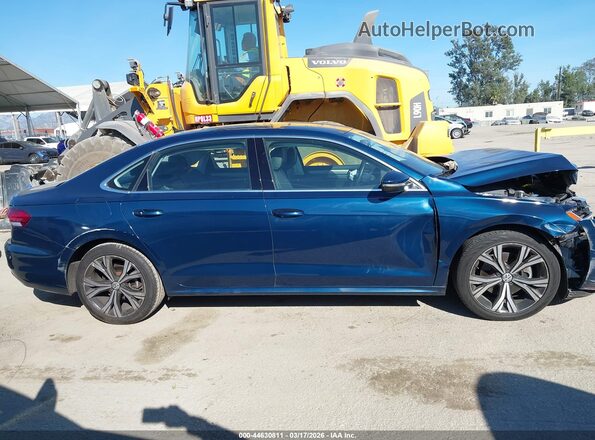 1VWSA7A35MC013335 2021 VOLKSWAGEN PASSAT Blue Rear interior view