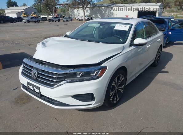 1VWSA7A38MC014530 2021 VOLKSWAGEN PASSAT White Передня ліва чверть