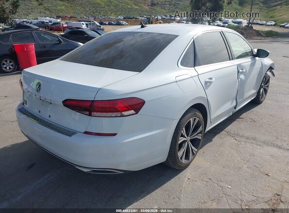 1VWSA7A38MC014530 2021 VOLKSWAGEN PASSAT White Задня права чверть