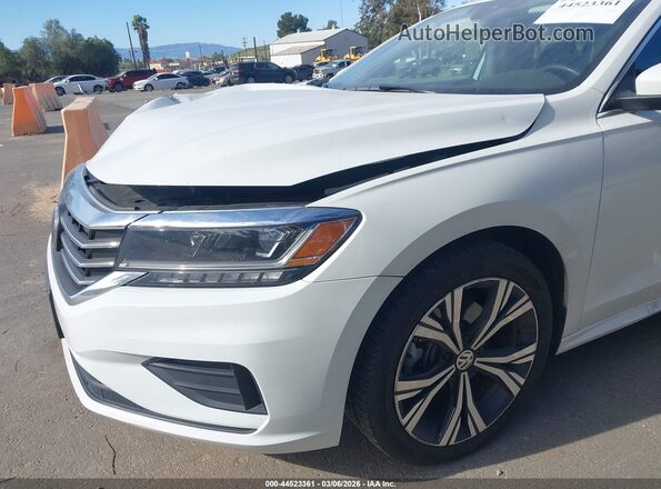 1VWSA7A38MC014530 2021 VOLKSWAGEN PASSAT White Вид спереду