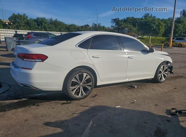 1VWSA7A3XMC003075 2021 VOLKSWAGEN PASSAT Белый Задняя правая четверть