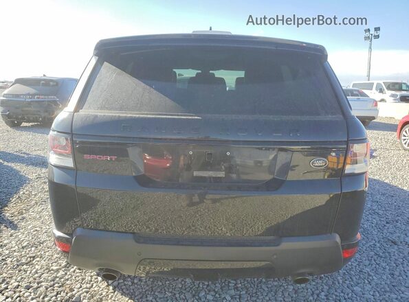 SALWS2PF7GA102192 2016 LAND ROVER RANGE Black Widok wnętrza z przodu