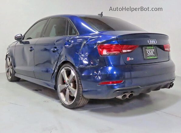 WAUB1GFF6KA100141 2019 AUDI S3 Blue Դիմացի տեսք