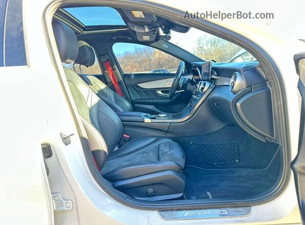 WDDWF6EB9LR563656 2020 MERCEDES-BENZ C White Vista trasera