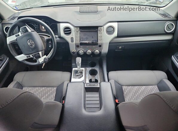 5TFDY5F16KX851933 2019 TOYOTA TUNDRA Gray Вид панелі приладів