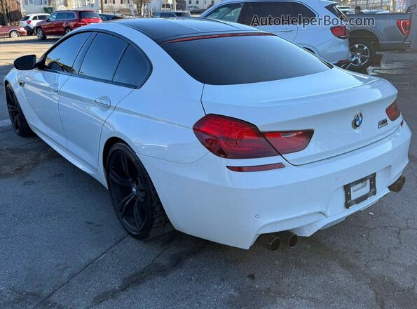 WBS6E9C56GG437177 2016 BMW M6 White Հետևի աջ