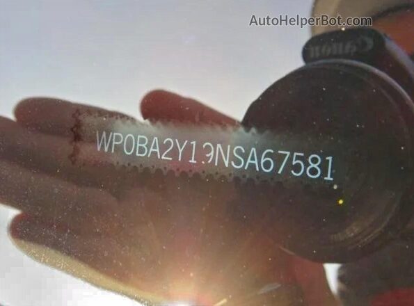 WP0BA2Y19NSA67581 2022 PORSCHE TAYCAN White Սալոնի հետևի տեսք