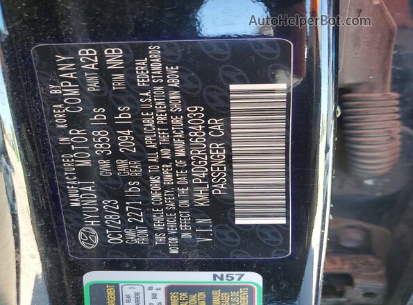 KMHLP4DG2RU684039 2024 HYUNDAI ELANTRA Black 