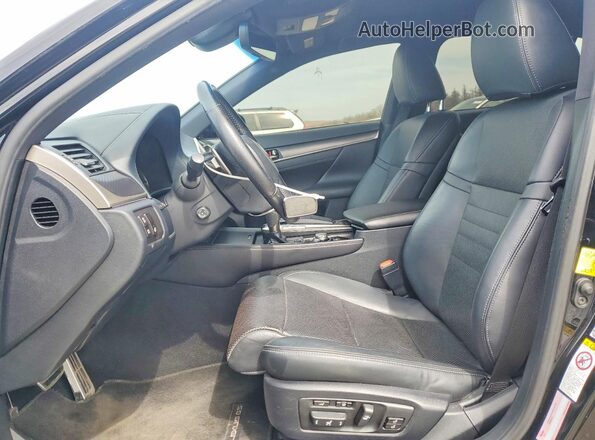 JTHBZ1BL4JA015896 2018 LEXUS GS Black Առջևի վահանակի տեսք