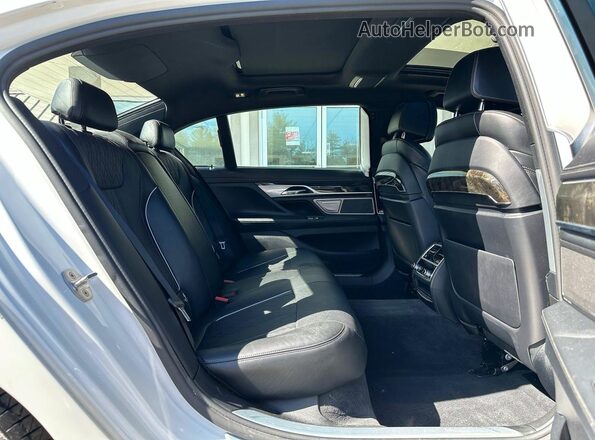 WBA7F2C54GG419337 2016 BMW 7 SERIES White Вид ззаду