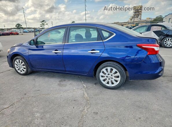 3N1AB7AP9KY326944 2019 NISSAN SENTRA Синий 