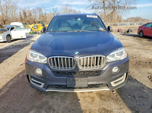 5UXKS4C36H0U05015 2017 BMW X5 Charcoal Vista trasera