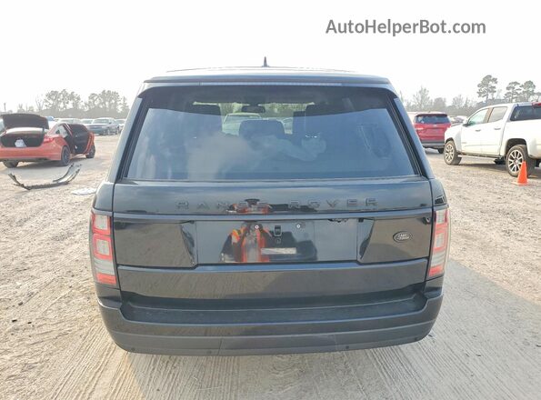 SALGS2PF3GA305634 2016 LAND ROVER RANGE ROVER Black წინა სალონის ხედი