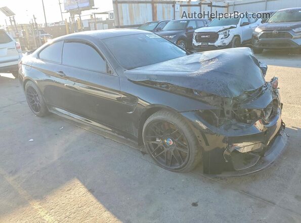 WBS4Y9C50JAC86574 2018 BMW M4 Black Դիմացի տեսք
