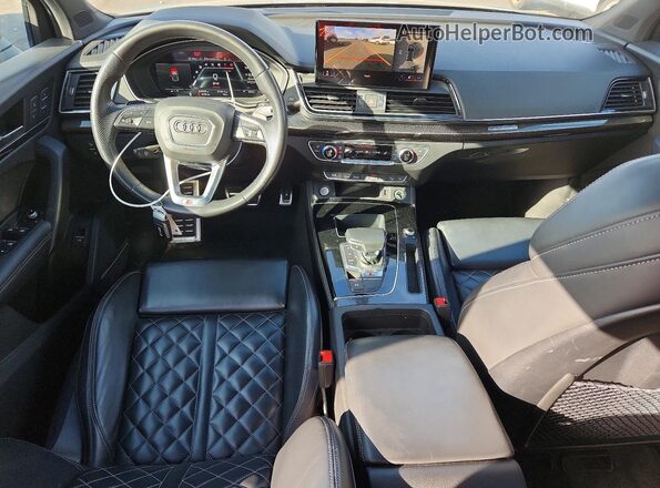 WA1B4AFY1M2027101 2021 AUDI SQ5 Gray Widok zestawu wskaźników