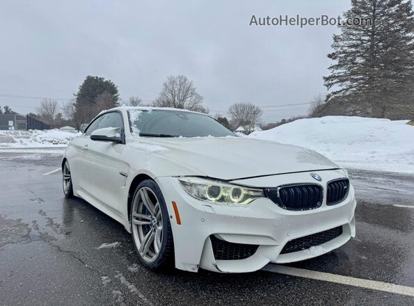 WBS3U9C57GP969947 2016 BMW M4 White Задня ліва чверть