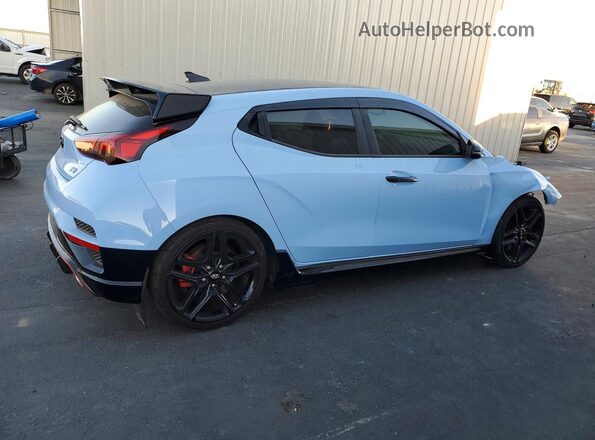 KMHT36AH2NU015350 2022 HYUNDAI VELOSTER Blue უკანა მარჯვენა
