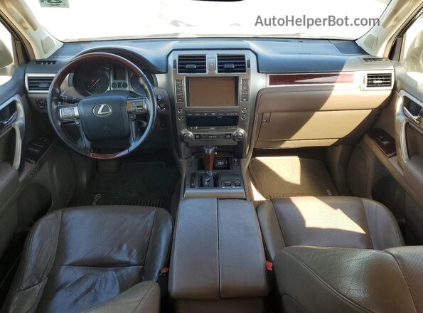JTJBM7FX0H5159901 2017 LEXUS GX Silver ხელსაწყოთა პანელის ხედი