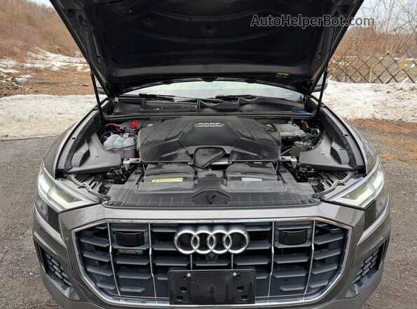 WA1BVAF19KD039112 2019 AUDI Q8 Gray Widok deski rozdzielczej