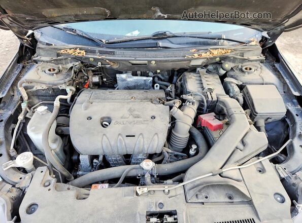JA32U2FU5GU007868 2016 MITSUBISHI LANCER Black Widok komory silnika