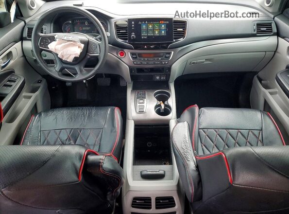 5FNYF5H3XMB040302 2021 HONDA PILOT Серый Вид щитка приборов