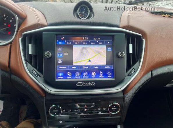 ZAM57RSA0G1172444 2016 MASERATI GHIBLI White Вид задніх сидінь
