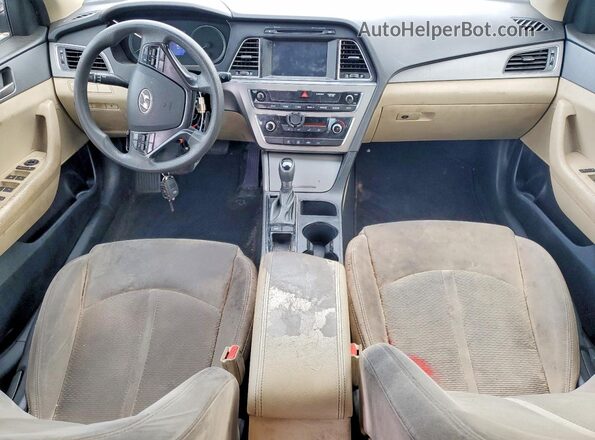5NPE24AF2GH398481 2016 HYUNDAI SONATA Black Vista del salpicadero