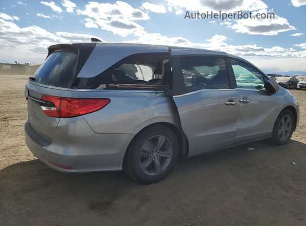 5FNRL6H56MB000609 2021 HONDA ODYSSEY Серебряный Задняя правая четверть