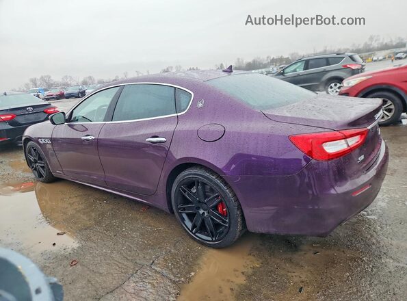 ZAM56RRL7H1246924 2017 MASERATI QUATTROPOR Purple Trasero derecho