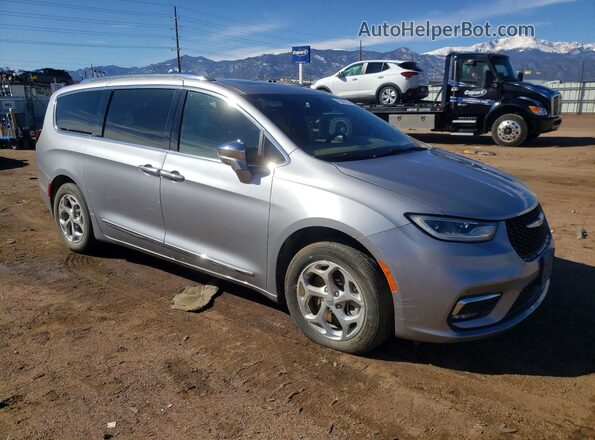 2C4RC3GG7MR529864 2021 CHRYSLER PACIFICA Silver Դիմացի տեսք