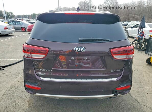 5XYPKDA54GG017303 2016 KIA SORENTO Purple 