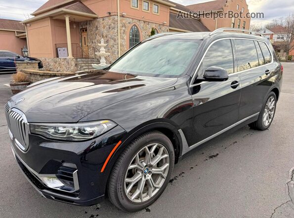 5UXCW2C07L9B99326 2020 BMW X7 Black Հետևի ձախ