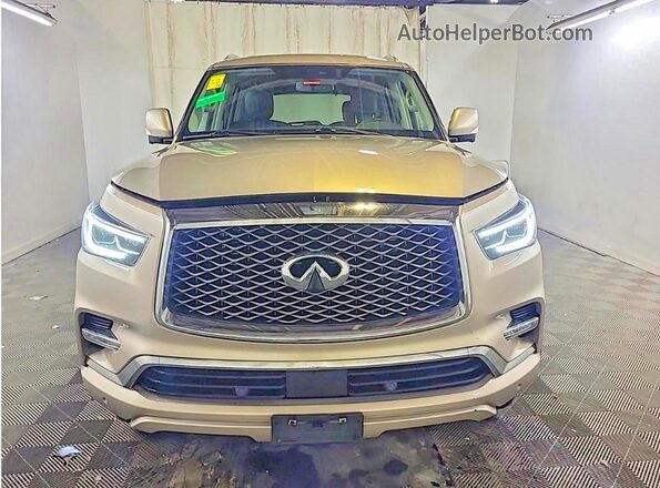 JN8AZ2NE6J9194254 2018 INFINITI QX80 Gold 